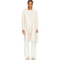 Viscosa Abrigos Splendid Ivy Sweater Mix Wool Coat in White. S