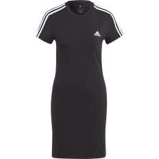 XS Vestiti Adidas Essentials 3-Stripes Tee Dress - Black/White