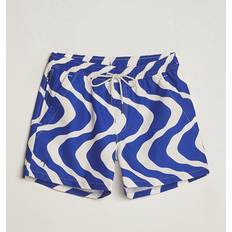 Oas Printed Swimshorts Blue Rippling