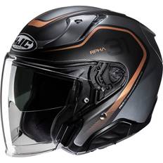 Motorcykeludstyr HJC RPHA 31 Kouv Jet Helmet - Black/Grey/Orange