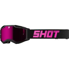 Moottoripyörälasit Shot Iris 2.0 Solid Motocross Brille, schwarz-pink