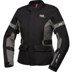 iXS Laminat ST-Plus Damen Motorrad Textiljacke, schwarz-grau, Größe