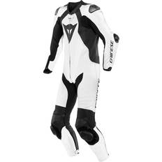 Dainese Laguna Seca 1-Teiler Perforierte Motorrad Lederkombi, schwarz-weiss, Größe