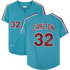 Sports Fan Apparel Fanatics Authentic Steve Carlton Philadelphia Phillies Autographed Light Blue Mitchell & Ness Jersey with ''80 WS CHAMPS'' Inscription