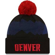 Sports Fan Apparel New Era Men's Black Denver Nuggets 2023/24 City Edition Cuffed Pom Knit Hat