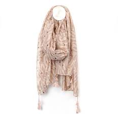 One Size Saronger & Kimonos Womens Scarf Lightweight Wrap Shawl Lady Sarong Beach Pink Pink/Cream One