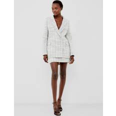 Blanc Blazers French Connection Effie Boucle Blazer, Cream/Black