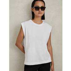Reiss Morgan T-shirt Met Ronde Hals - Wit