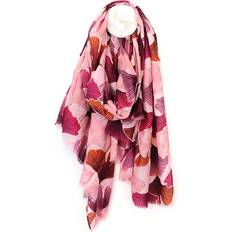 One Size Saronger & Kimonos Womens Scarf Lightweight Wrap Shawl Lady Sarong Beach Pink Leaf One