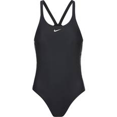 Nero Costumi da bagno Nike Costume da bagno intero Swim Fusion Logo Tape - Noir