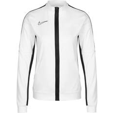 Nike White Outerwear Nike Womens Dri-Fit Academy 23 Knit Track Jacket W White/Black/Black