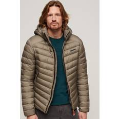 Tissu Vestes Superdry Herren Fuji Steppjacke mit Kapuze Beige