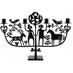 Bengt & Lotta Brugskunst Bengt & Lotta Adam & Eve Black Lysestage 38.1cm