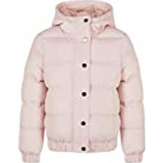 Urban Classics Girl's Girls Hooded Puffer Jacket Jacke, pink, 158/164