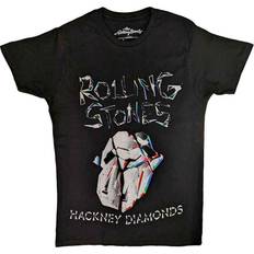 The rolling stones hackney diamonds faded logo t-shirt black Schwarz