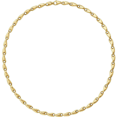 Guld - Kæder Halskæder Georg Jensen Reflect Link Slim Necklace - Gold