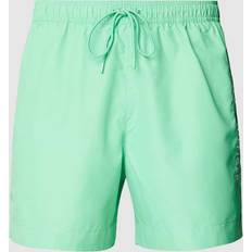 Tommy Hilfiger Original Logo Mid Length Swim Shorts LUSH JADE