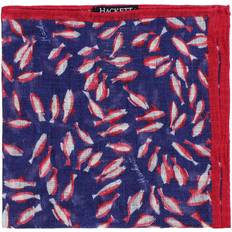 Zakdoeken Hackett London Printed Koi Fish Mens Navy/Red Hank Handkerchiefs Multicolour One