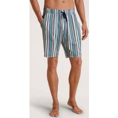 Calida Man Broeken & Shorts Calida Pyjama Short - Blauw Patroon Katoen