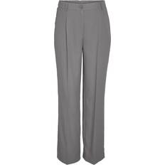 Titanium - Women Clothing Noisy May Nmdebbie Hw Pants für Damen Grau