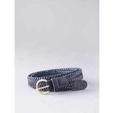 Lakeland Leather 'Waverton' Woven Belt Navy