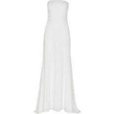 Whistles Ellis Strapless Wedding Dress - Ivory/Multi