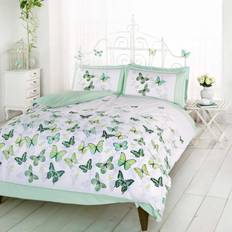 ART Furnishings Single Flutter Duvet Cover Green