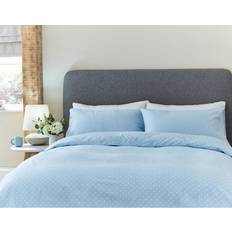 Helena Springfield 'Brushed Polka Dot' Cotton Duvet Cover Blue