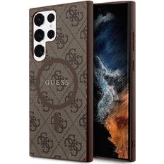 Guess Samsung Galaxy S24 Ultra 4G Pattern MagSafe Brun