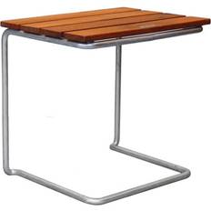 Stålmöbler A3 Table Footstool Teak Hot Dip Galvanized Stand