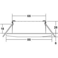 Stål - Transparent Spotlights Brumberg Choose LED Downlight Rund Svart Spotlight