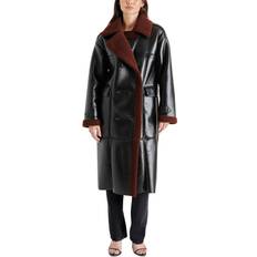 Polyurethane Coats Steve Madden Kinzie Coat - Black