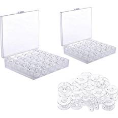 Billiga Symaskiner Tadpolez Sewing Machine Bobbins with Plastic Storage Box 50-pack