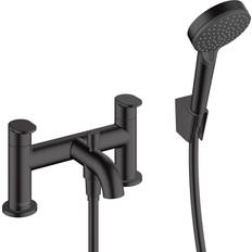 Black Bath Taps & Shower Mixers Hansgrohe Vernis Blend (71461670) Matt black