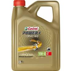 Cuidado del coche y accesorios para vehículos Castrol Power 1 Racing 4T 10W-40 4L Aceite de Motor 15F57B