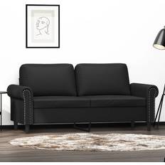 Homie A 2 Posti Nero 140 Cm Divano