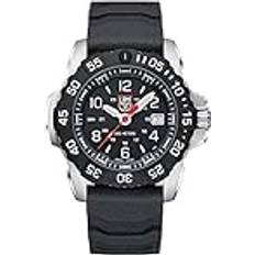 Luminox Klockor Luminox Analog schweizisk kvartsurverk för män med gummiarmband XS.3251.CB, svart, Modern