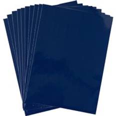 D-C-Fix A4 Self-adhesive Vinyl Sheets Craft Pack Glossy Navy Blue 10 Sheets Navy