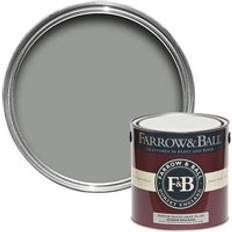 Grå - Väggfärger Målarfärg Farrow & Ball Modern Matt Emulsion Manor Wall Paint, Ceiling Paint Grey 2.5L