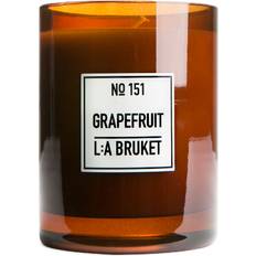 L:A Bruket Ljusstakar, Ljus & Doft L:A Bruket Grapefruit Brown Doftljus 260g