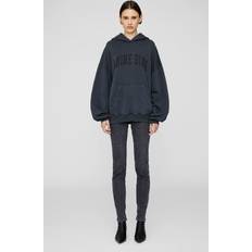 Anine Bing Harvey Sweatshirt Dark Washed Black
