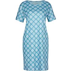 Calida Vrouw Nachthemden Calida Daylight Dreams Short Sleeved Nightdress - Blauw