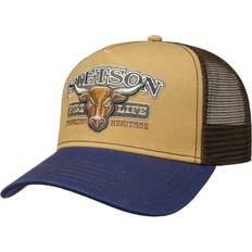 Stetson Gorra Trucker New Pure Life - Marrón