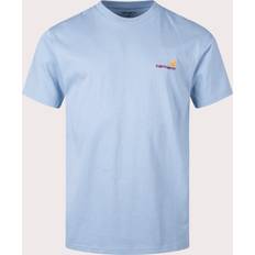 Carhartt WIP American Script T-shirt, Light Blue