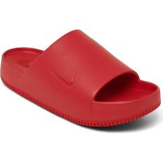 Men - Red Slides Nike Calm - University Red