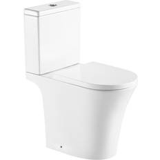 Soft close toilet Aquarius K-Series Rimless Comfort Height Close Coupled Toilet, Cistern and Soft Close Seat AQKS535