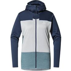 Haglöfs Damen Pullover Haglöfs Damen ROC Flash Mid Hoodie Jacke blau