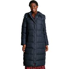 Clothing Joules Clothing Womens Elberry Length Warm Padded Jacket Navy