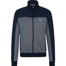 BOSS Full Zip Tracksuit Sweatshirt Navy