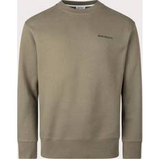 Norse Projects Men's Arne Relaxed Organic Logo Sweatshirt Sediment Green sediment green